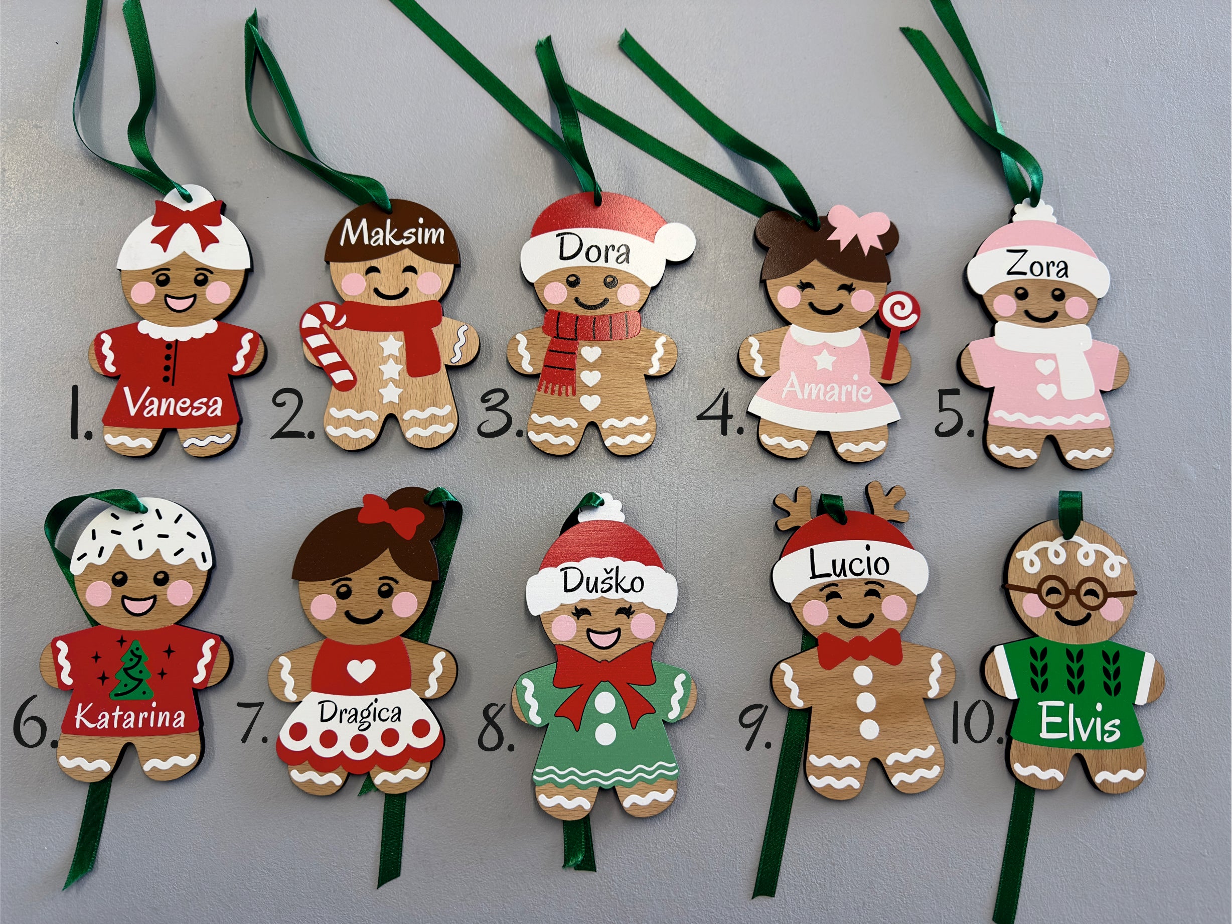 Ginger kolačići s  imenom