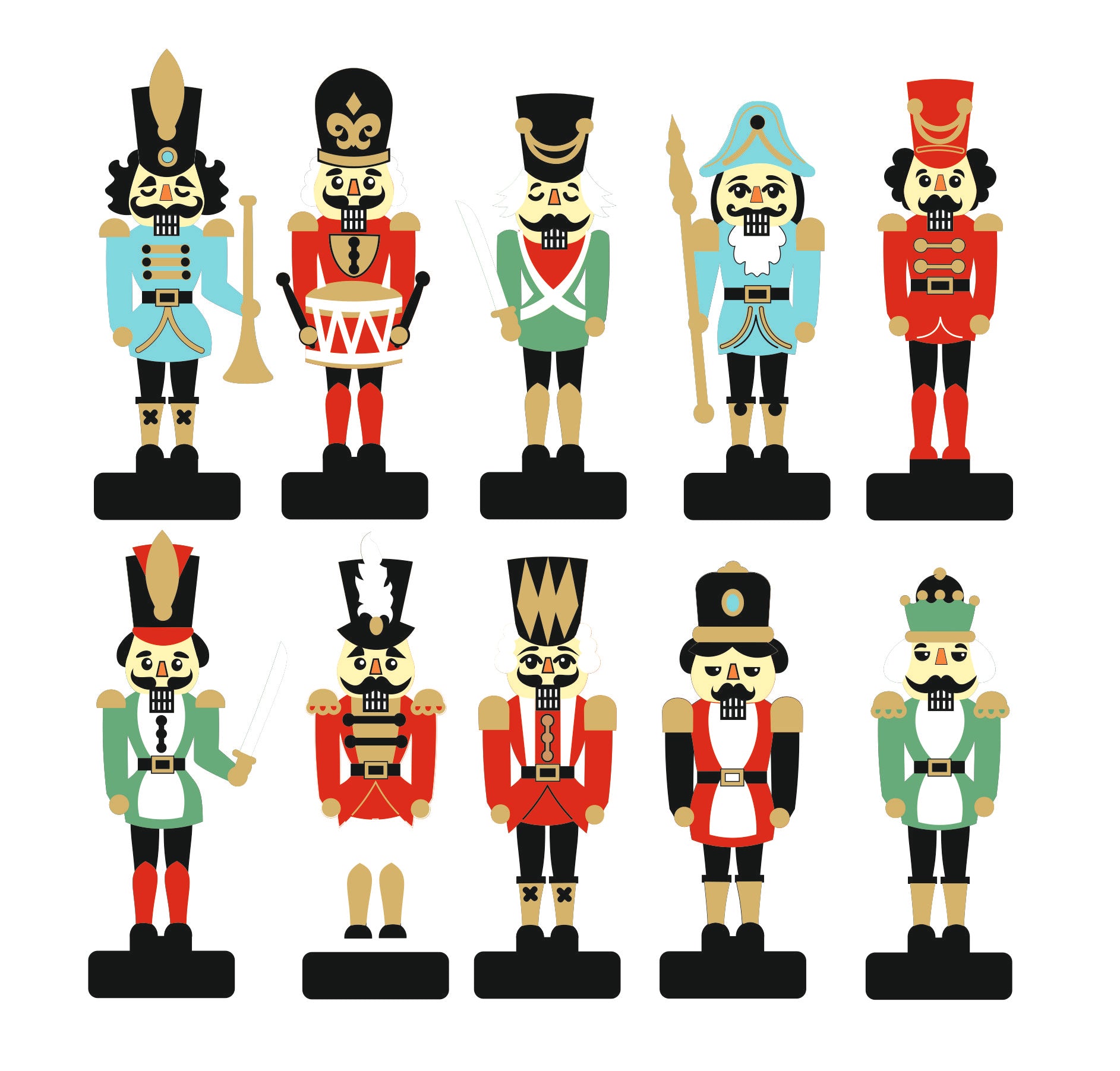 Ukras za bor u obliku Orašara